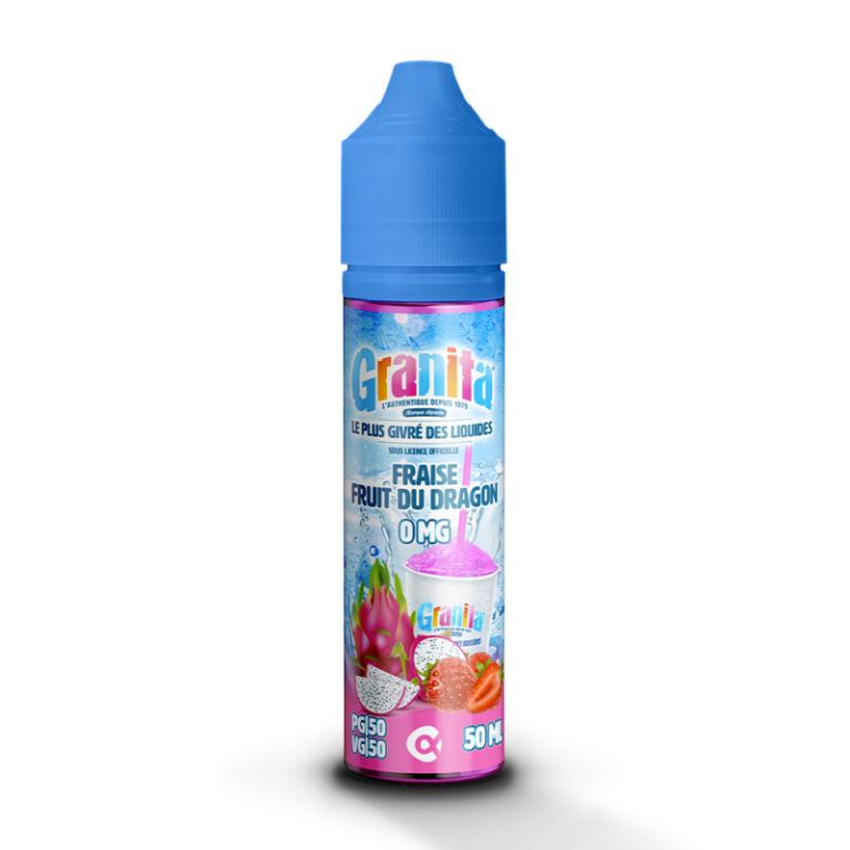 Fraise Fruit du dragon Granita 50ml 0mg ar.